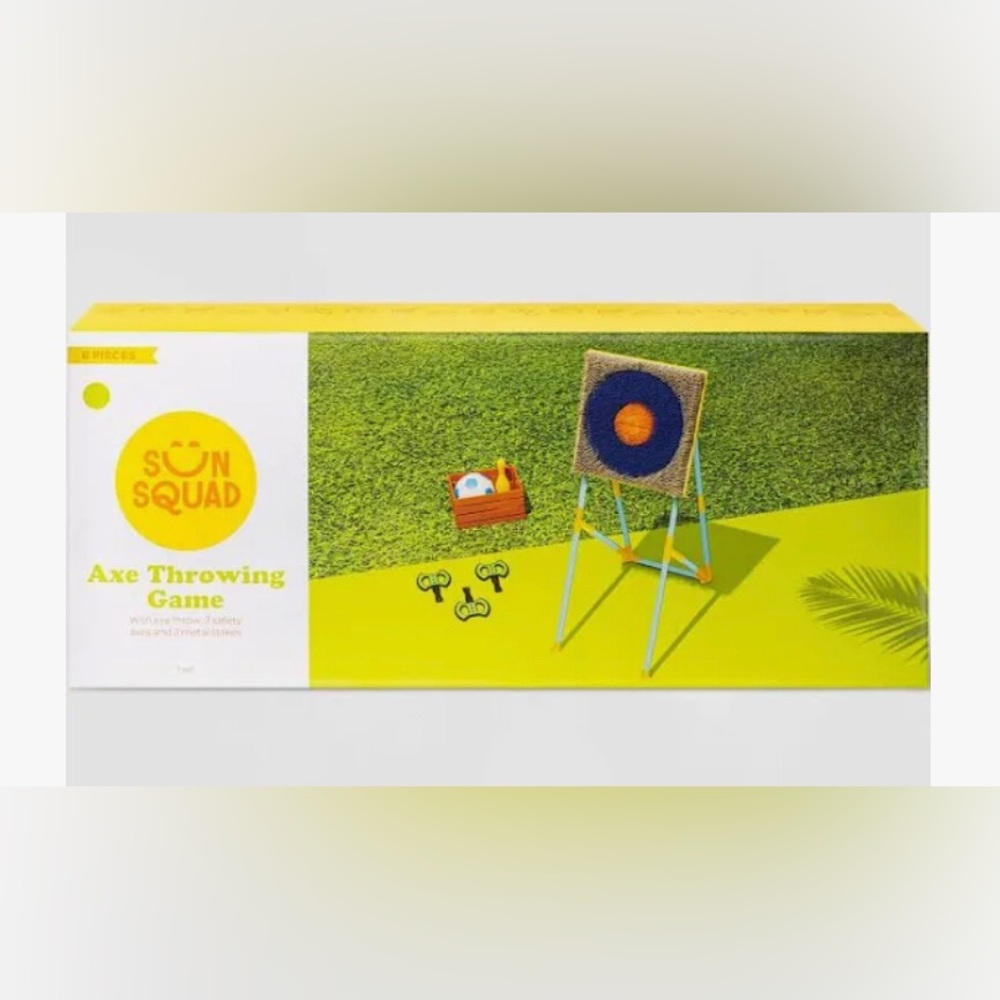 Sun Squad Axe Throw Toss indoor outdoor‎ Game Set new